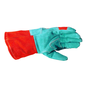 Guantes de trabajo de cuero de diseño personalizado de alta calidad Precio al por mayor Guantes de trabajo de soldadura de cuero de dedo completo - Product Image 6