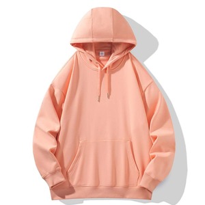 Venta al por mayor personalizado Unisex 100% algodón invierno Sudadera con capucha suéter de gran tamaño con letras bordadas hombres suéter liso impresión digital - Product Image 3