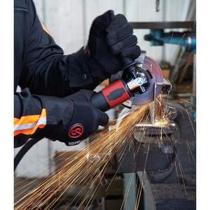 Meuleuse d'angle pneumatique robuste 5 pouces pour soudeur, outil de polissage automobile et de détaillage de voitures en acier inoxydable - Product Image 4