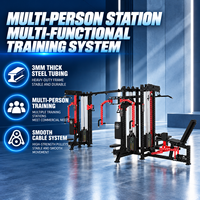 Machine de musculation intégrée multi-utilisateurs BN à haute stabilité avec pile de poids indépendante pour centre de fitness commercial de taille moyenne à grande