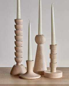 Candelabro europeo con forma cónica para decoración del hogar, candelabro con forma de vela de alta calidad - Product Image 5