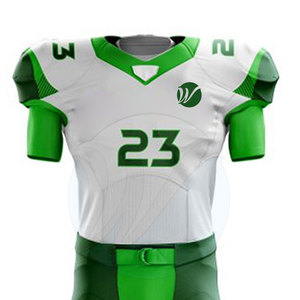 เครื่องแบบฟุตบอลอเมริกันโพลีเอสเตอร์100% คุณภาพสูงและราคาถูกพร้อมแขนสั้นระบายอากาศขนาดใหญ่พิเศษ - Product Image 3