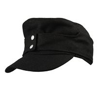Nouveau Logo personnalisé décontracté brodé hommes Reproduction WW2 allemand M43 100% chapeaux de champ de laine