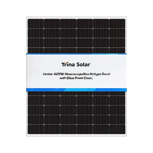 Panneau solaire monocristallin de type N Trina Solar Vertex 425W avec couvercle avant en verre - Product Image 2