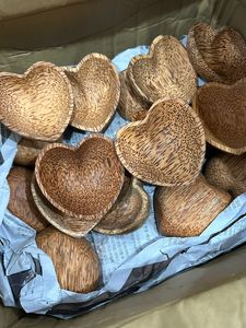 Bol de coquille de noix de coco naturel fait à la main en gros avec cuillère pour servir de la crème glacée - Product Image 2