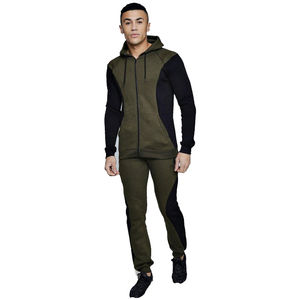 El más nuevo traje de sudor personalizado para hombres, conjunto deportivo para correr, chándal de tela suave al por mayor para hombres - Product Image 1