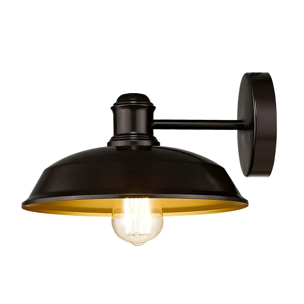 Buitenwandlamp Designer Decoratief Metaal Ijzer Zwart Led Licht Voor Hotelkamers En Thuis