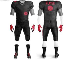 Uniforme de fútbol americano juvenil personalizable Jersey de LICRA de poliéster de alta calidad Diseño impreso transpirable Ropa deportiva para adultos - Product Image 4