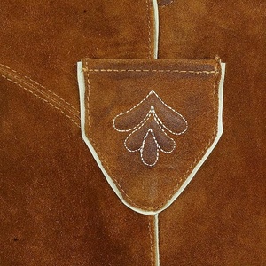 Pantalones de Cuero Bávaros Tradicionales para Hombre, Estilo Antiguo, Cortos, para Oktoberfest - Product Image 2