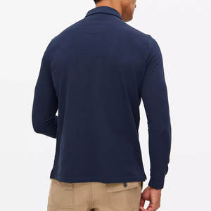 Venta directa de fábrica Camisas de manga larga de punto de tamaño personalizado para hombres Camisas de manga larga de punto de alta calidad para hombres - Product Image 2