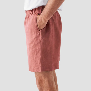 Vente en gros de shorts d'été personnalisés pour hommes 100% coton éponge française motif uni Streetwear mode style décontracté - Product Image 4
