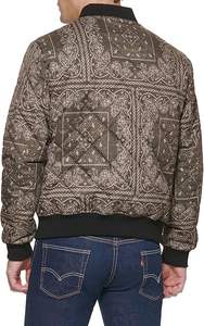 Chaqueta Bomber Acolchada con Diamantes para Hombre - Product Image 2