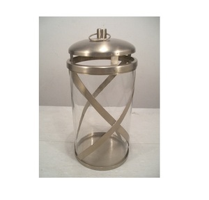 Lanterne en métal de nouveau venu dans la couleur noire pour la décoration de mariage - Product Image 2