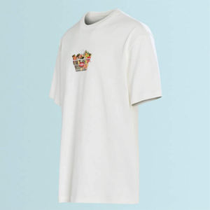 Vente en gros de t-shirt lourd personnalisé pour hommes col montant surdimensionné coton épais de haute qualité respirant logo vintage grande taille - Product Image 4