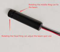Nouveau module laser à diode Ismartlaser haute puissance à ligne verte réglable, 12x40mm, <10mW, DC3V-5V, garantie 1 an