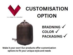 Articles à succès 2025 Matka en cuivre héritage antique avec corde 16 LTR, où la tradition rencontre l'artisanat. Cuivre héritage - Product Image 3