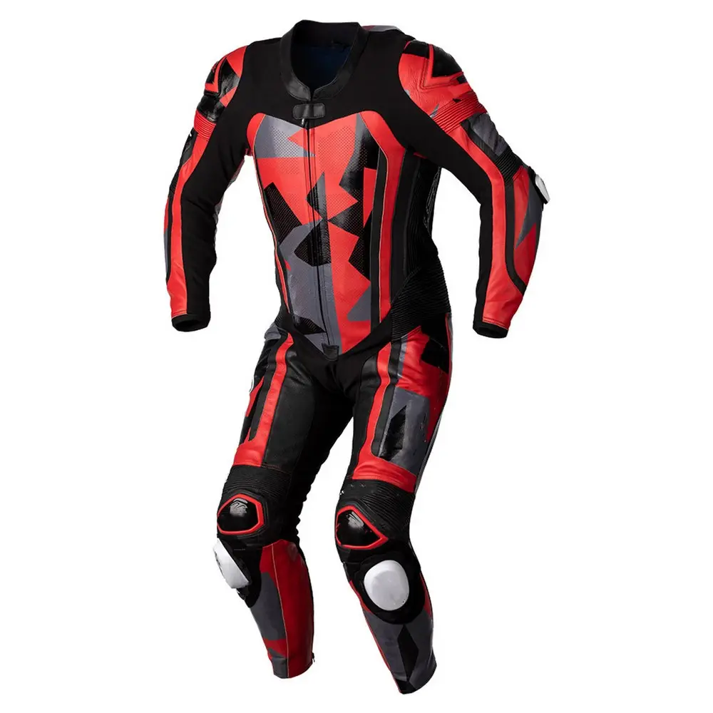 Equitação Profissional Jaquetas De Couro Motocicleta Slim Fit Custom Brand Biker Safety Suit para Homens