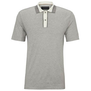 Polo pour homme en coton et polyester personnalisé en gros, coupe ajustée décontractée, nouveau design, polos pour homme avec logo personnalisé - Product Image 1
