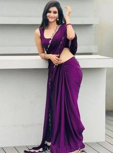 NEW ARRIVAL BANARASI SILK EMBROIDERY LACE WORK SAREE WITH UNSTITCHED BLOUSE MEHNDI - Product Image 4