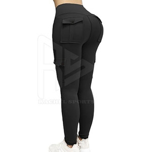 Leggings Deportivos de Cintura Media para Mujer, Sólidos, de Alta Elasticidad, Sin Costuras, Transpirables, de Spandex/Poliéster, Colores Personalizados, Logotipo OEM - Product Image 5