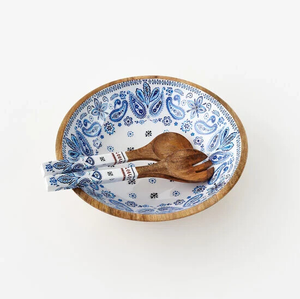 Cuenco de madera con estampado esmaltado, para Pasta cuenco de fideos, madera de alta durabilidad, precio al por mayor personalizado - Product Image 2