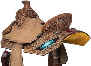 Nouvelle couverture de selle tendance Western Barrel Racing Western Horse Saddle Trail Deep Seat Équipement de cheval de qualité supérieure - Product Image 3