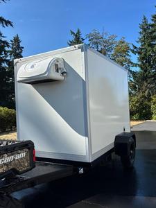 จัดส่งฟรีรถพ่วงตู้เย็นเคลื่อนที่5x10สำหรับอาหารและการขนส่งทางการแพทย์พร้อมการควบคุมอุณหภูมิแบบปรับได้ - Product Image 4