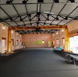 Grue semi-portique électrique à usage intensif, moteur à boîte de vitesses, capacité de 5 tonnes, hauteur réglable, 6 m, mobile, 20 mètres, entrepôts OEM - Product Image 4