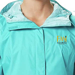 เสื้อกันลมมีฮู้ดสำหรับผู้หญิง, เสื้อแจ็คเก็ตแขนยาวระบายอากาศได้ดีเสื้อแนวสตรีทมีฮู้ดปกเสื้อมีซิปออกแบบได้ตามต้องการสำหรับฤดูหนาว - Product Image 4