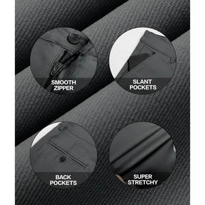 Pantalones Chinos con Botones en la Cintura, Cómodos Pantalones Chinos Estilo Lona, Pantalones de Calle, Pantalones Chinos al por Mayor a Precio Económico para Hombre - Product Image 5