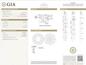 Joyas B2B D'Vins para diamante blanco suelto CERTIFICADO DE 1,56 CT Color J Natural FL FLUJO Pureza EX Corte pulido para joyería - Product Image 5