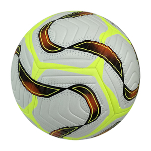 Balón de Fútbol de Alta Calidad, Cosido a Máquina, Hecho en Pakistán, para Entrenamiento y Partidos al Aire Libre, de Cuero PU, Tamaño 5 - Product Image 1
