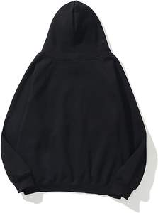 Sudaderas con capucha de gran tamaño para mujeres y hombres Parejas Fleece Basic Solid Sudadera con capucha Pullover Chaquetas - Product Image 3