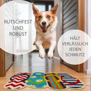 Alfombra de Entrada Moderna Reversible Tipo Flip-Flop, Alfombra de Goma y Poliéster para Oficina, Exterior, Baño, Fácil de Lavar - Product Image 4