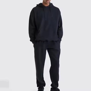 Chándal de lana de dos piezas para deportes de invierno para hombre, nuevo diseño, chándal en blanco con patrón sólido, opciones ecológicas de talla grande - Product Image 4