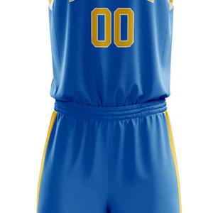 Uniforme de Baloncesto Sublimado con Diseño Personalizado OEM, Hecho con Tela de Malla de Poliéster 100% Transpirable y de Secado Rápido - Product Image 4