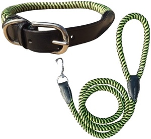 ชุดสายจูงสุนัขคอตตอนผ้าโพลีเอสเตอร์ถักมือดีไซน์หรูหราคุณภาพระดับพรีเมียมเป็นมิตรกับสิ่งแวดล้อม - Product Image 1