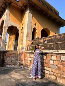 Robe maxi en coton écologique pour femmes, imprimée à la main, pour les mariages indiens, décontractée, été, plage, longue et naturelle - Product Image 3