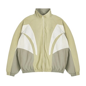 Custom Men's Vintage Retro Zip Up Track Windbreaker <b>Jackets</b> Outdoor Nylon Windbreaker <b>Jacket</b> - Product Image 1