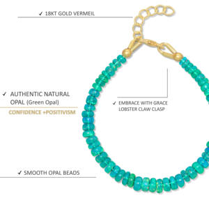 Opale éthiopienne vert feu perlée pour Bracelet Rondelle lisse Style Vintage vente entière opale de feu naturelle pour Bracelet pour Weddin - Product Image 2