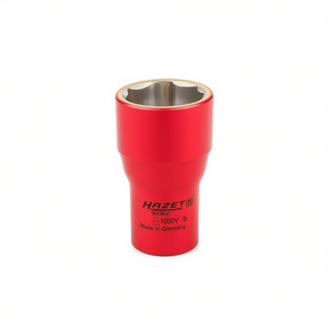 Hazet 6-Point Hexagonal Square 1/2'' <b>Socket</b> with Traction Profile 1000V Protective Insulation - Product Image 3