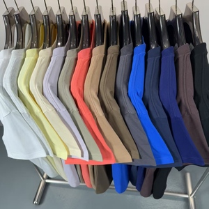 T-shirt uni de haute qualité 100% coton surdimensionné 300gsm avec logo personnalisé pour hommes - Product Image 4