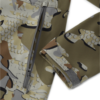 Veste de chasse d'hiver respirante multicolores pour l'extérieur, à capuche, en softshell, sur mesure