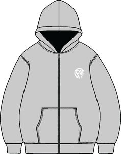 Sudadera con Capucha de Invierno para Hombre, 100% Algodón, Gruesa, Forrada, con Logotipo Personalizado Impreso, Bordada, 2026 - Product Image 1