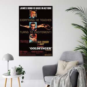 Técnicas gráficas de impresión offset de la película Goldfinger de James Bond con Sean Connery - Product Image 1