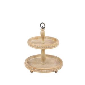 Support à gâteau en bois pour fête cuisine Dessert Base verre dôme couvercle pied assiette en bois décoration de gâteau - Product Image 6