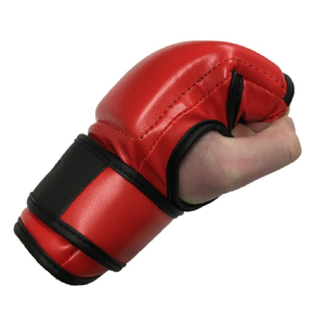Guantes MMA ligeros de alta calidad para entrenar nuevos guantes de boxeo Muay Thai de cuero - Product Image 5