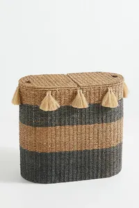 ตะกร้าหญ้าทะเลธรรมชาติแบบใหม่ออกแบบได้ตามต้องการจากงานหัตถกรรมแฮนด์เมดเวียดนาม - Product Image 2