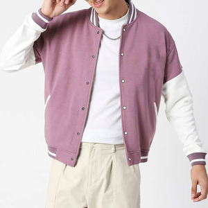 Chaqueta Varsity para Hombre, Diseño Profesional con Logotipo, Estilo Clásico, Oferta, Fabricada en Felpa de Algodón - Product Image 4