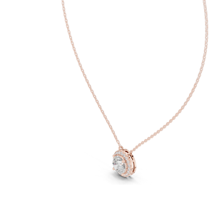 Collar con Colgante de Diamante CVD EF VVS-VS de 2.385 CT, Creado en Laboratorio, Disponible en Oro Rosa, Amarillo y Blanco de 18KT y 14KT, Lujoso y Fino - Product Image 6